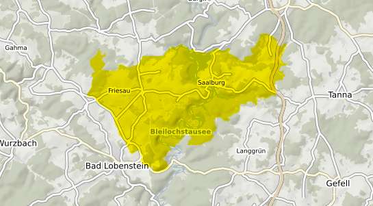 Immobilienpreisekarte Saalburg Ebersdorf